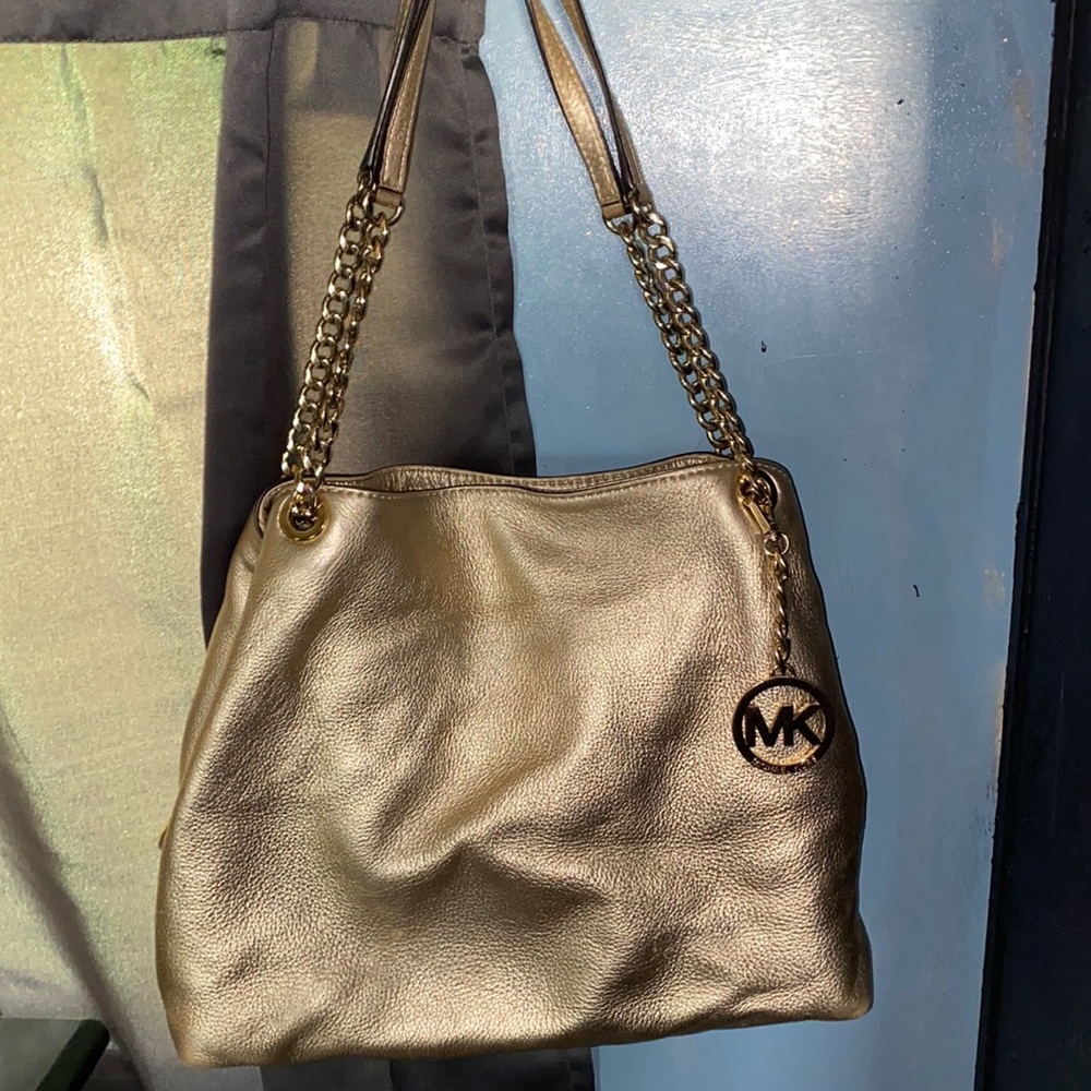 Michael Kors Jet Set Chain Large Leather Tote